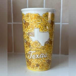 Yellow rose of Texas ceramic Starbucks mug